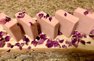 Rose Soap with goat milk